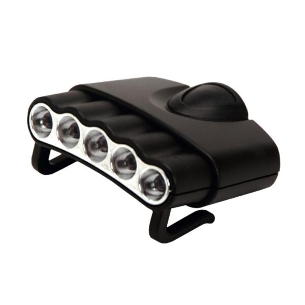 Cyclops Orion Hat Clip Light 5-LED Black 5/ct - Precision Shot Firearms