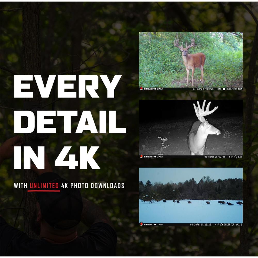 Stealth Cam Deceptor Max 3.0 Cellular Trail Camera 50MP - Precision Shot Firearms
