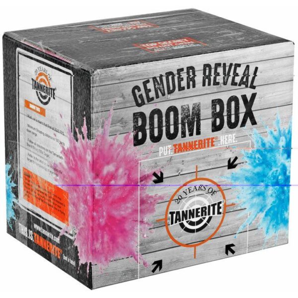 Tannerite Blue Gender Reveal Boom Box Exploding Target Kit ? 1 lb Rifle - Precision Shot Firearms