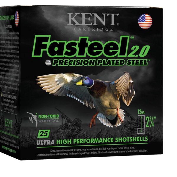 Kent Cartridge Fasteel 2.0 Shotshell Ammunition 12ga 2-3/4'' 1-1/16oz #6 1550 fps 25/ct - Precision Shot Firearms