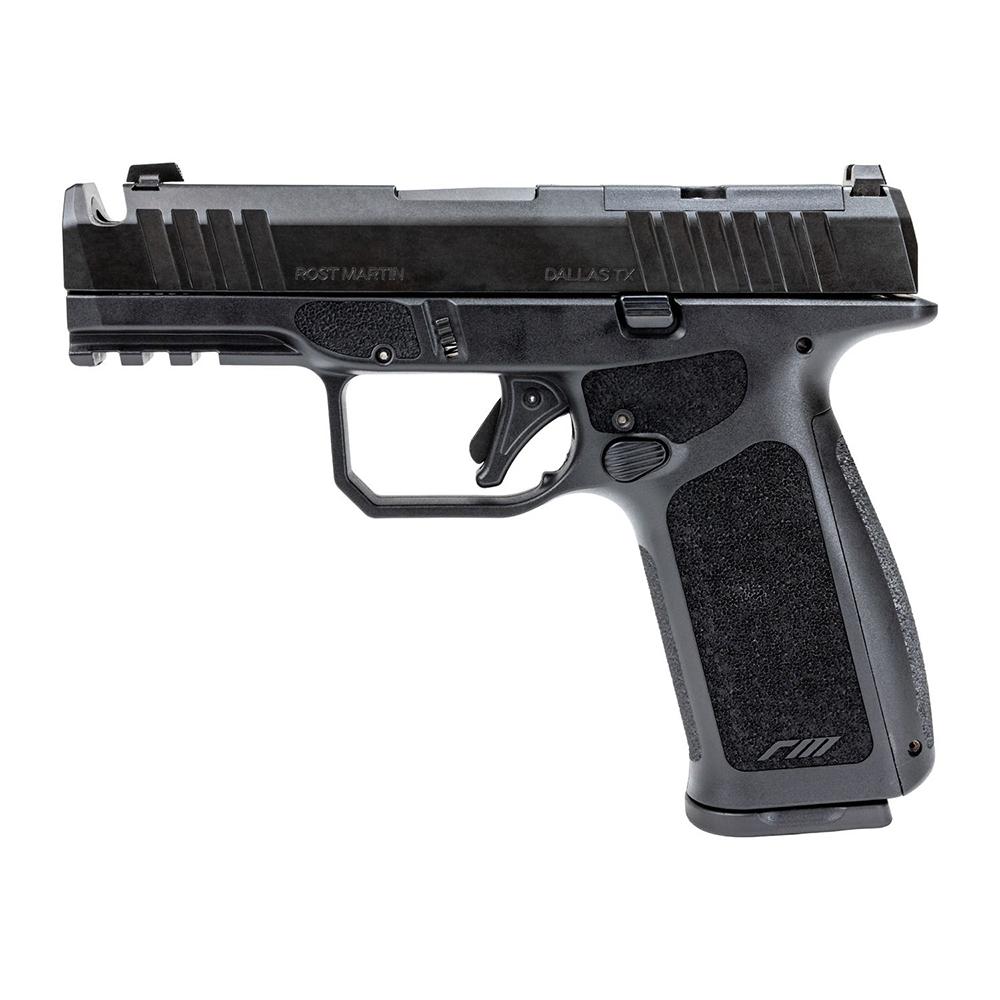 Rost Martin RM1CX Compact OR Handgun 9mm Luger 17rd (1) & 19rd (1) Magazines 4" Comp Barrel Black - Precision Shot Firearms