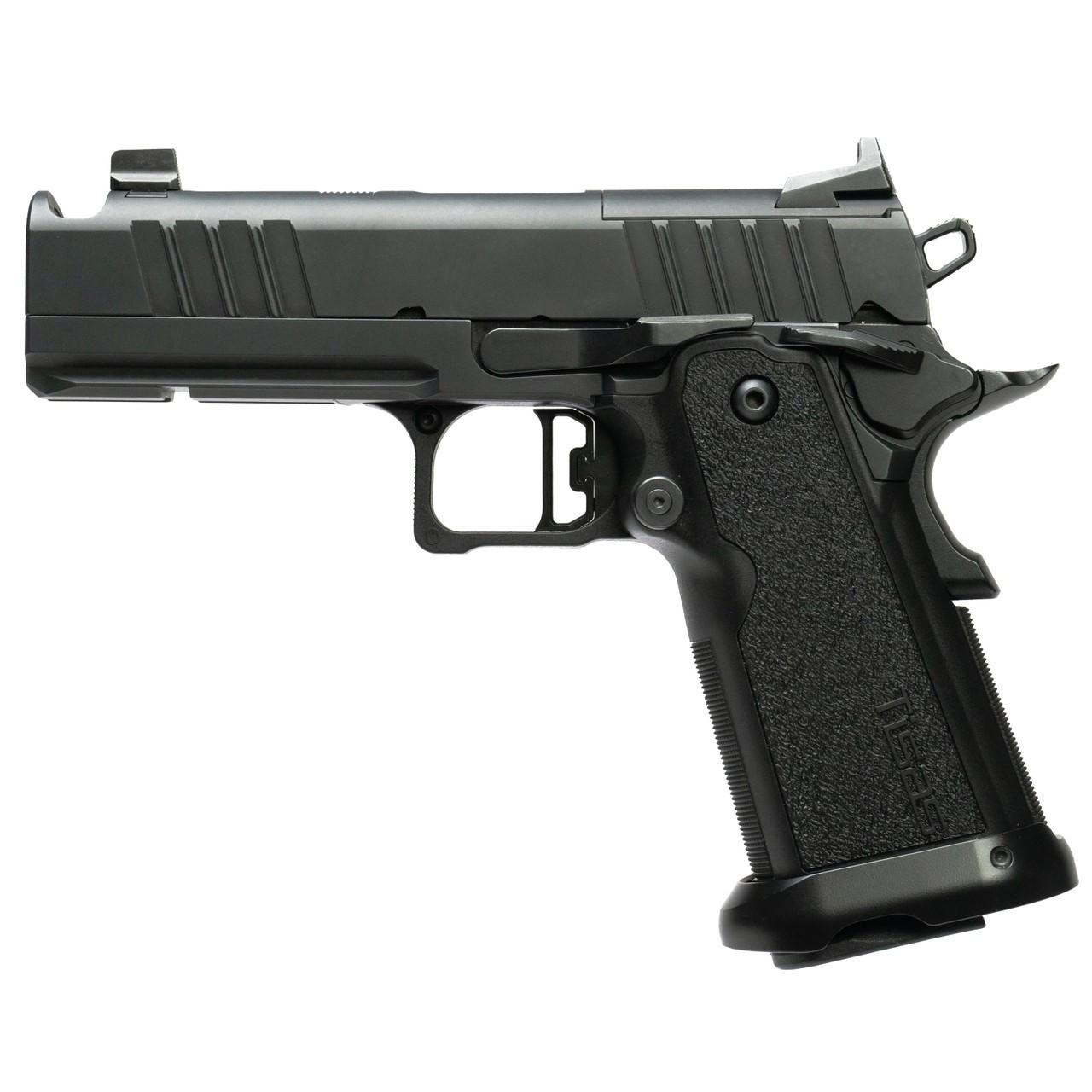 Tisas 1911 Carry DS Comp 9mm 17rd Magazines(2) 4.25'' Barrel QPQ Finish - Precision Shot Firearms