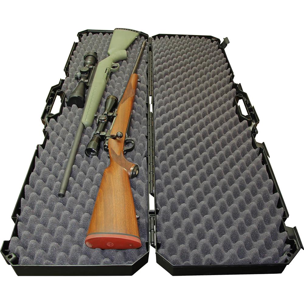 MTM Double Scoped Rifle Case 51 Black - Precision Shot Firearms