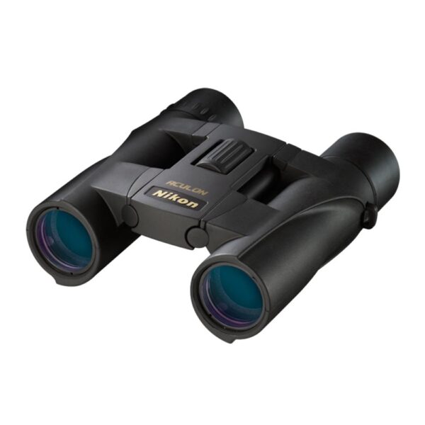 Nikon Aculon A30 Binoculars 10x25mm Black with Neck Strap Case & Lens Covers - Precision Shot Firearms