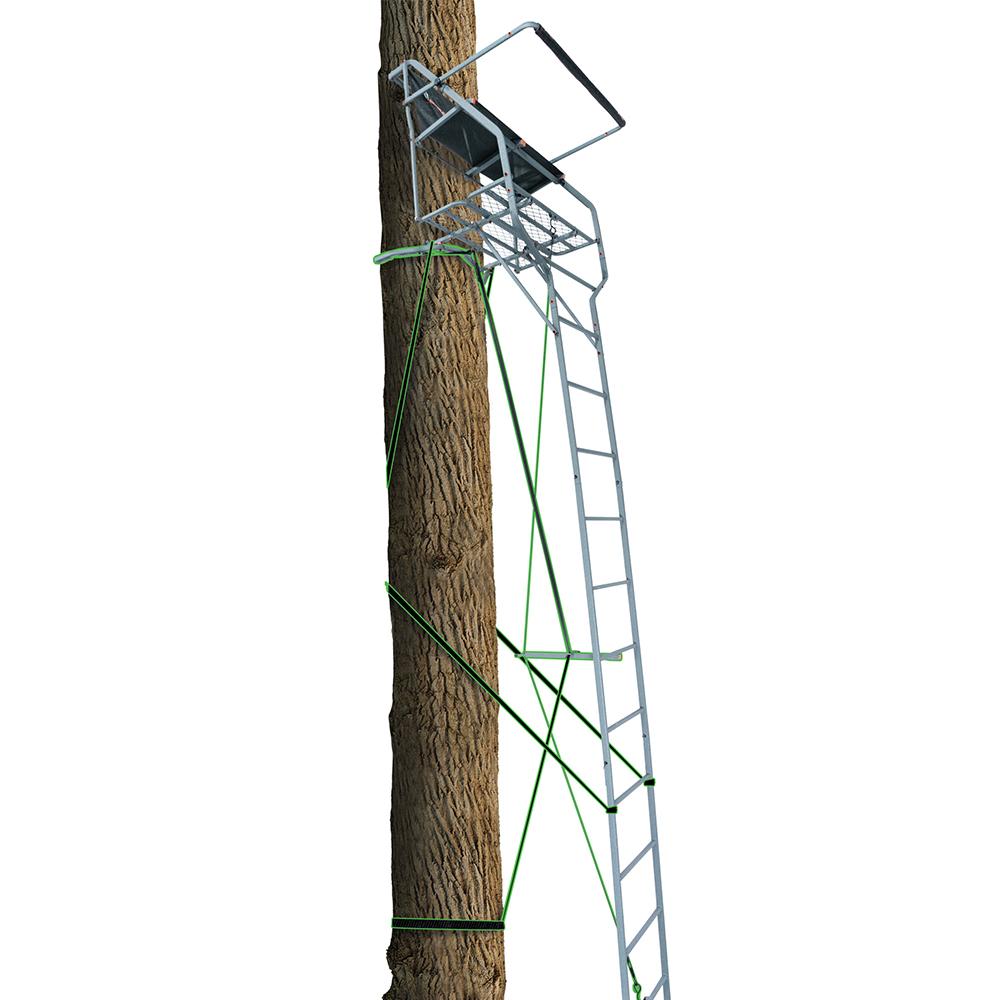 Ol'Man Marksman 2-Person Jaw & Truss Ladder Stand 18 ft - Precision Shot Firearms
