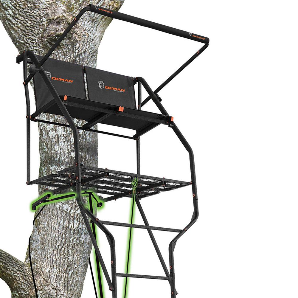 Ol'Man Marksman 2-Person Jaw & Truss Ladder Stand 18 ft - Precision Shot Firearms