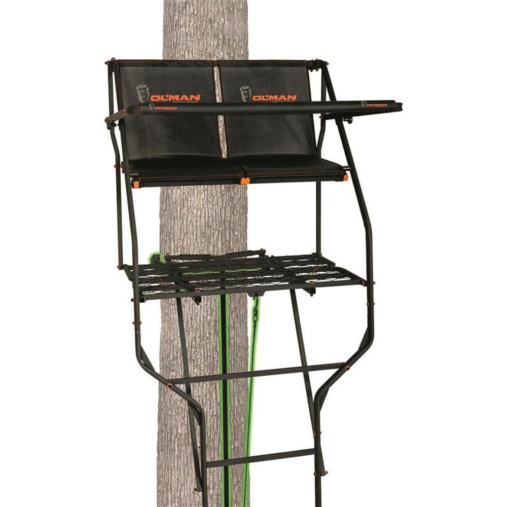 Ol'Man Marksman 2-Person Jaw & Truss Ladder Stand 18 ft - Precision Shot Firearms