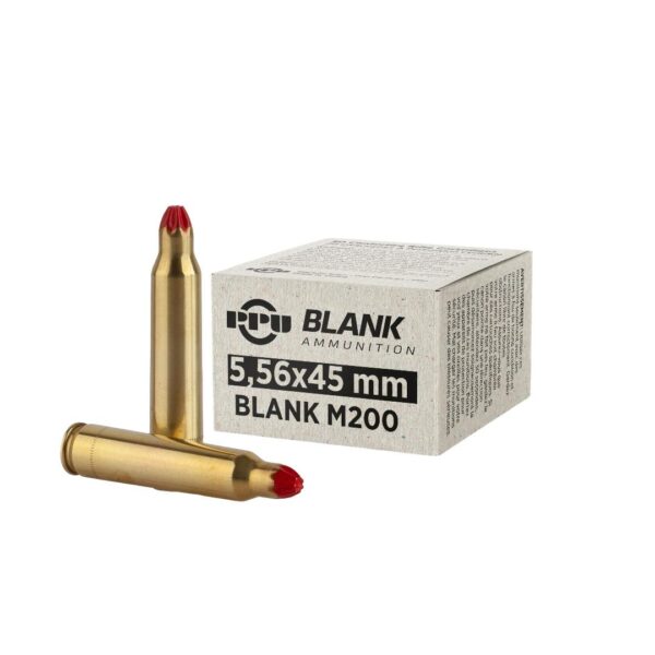 PPU Blank Rifle Ammunition 5.56mm M-200 A1 Blanks 20/ct - Precision Shot Firearms