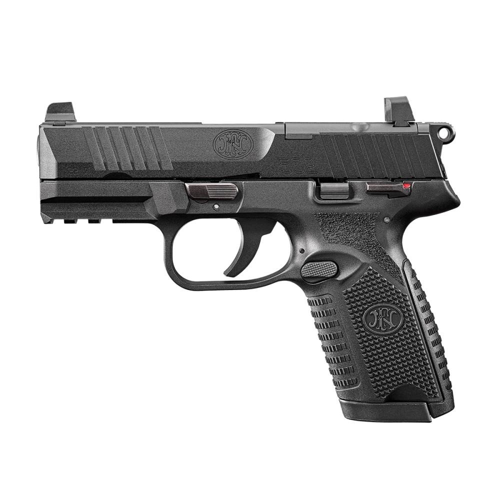 FN 502 MRD Handgun .22 LR 10rd Magazine (2) 4" Barrel Black - Precision Shot Firearms