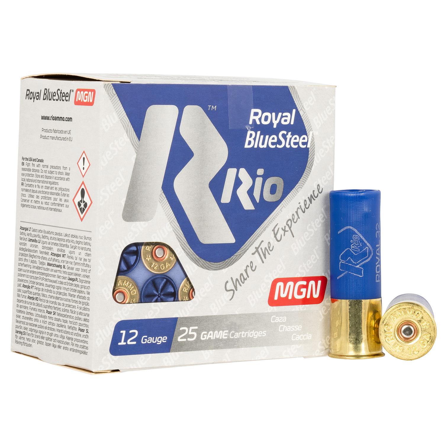 Rio Royal BlueSteel Magnum High Velocity 12ga 3" 1-1/5oz #5 25rds - Precision Shot Firearms