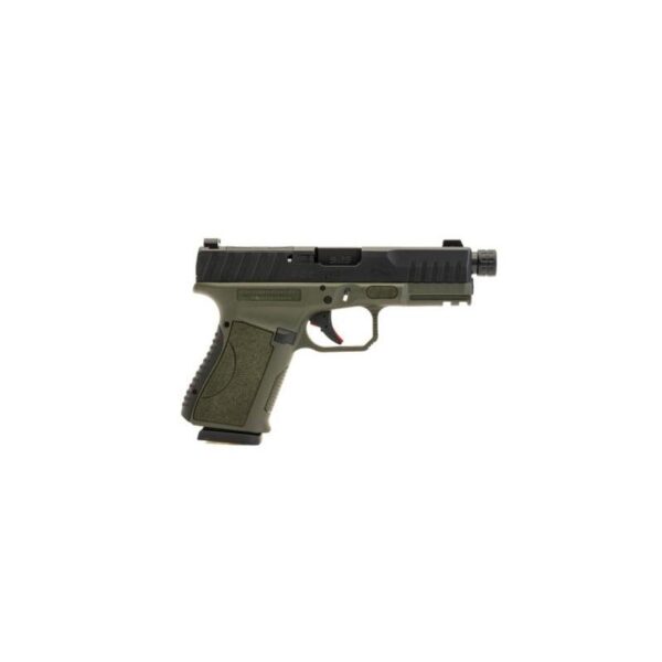 Tristar APOC Handgun 9mm Luger 15rd Magazine(2) 4" Barrel Fiber Optic Sights Black/OD - Precision Shot Firearms