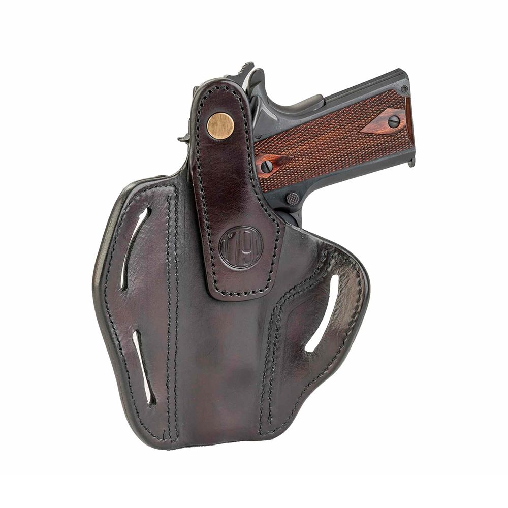 1791 BHX C&L Thumb Break Belt Holster Size 1 Signature Brown RH - Precision Shot Firearms