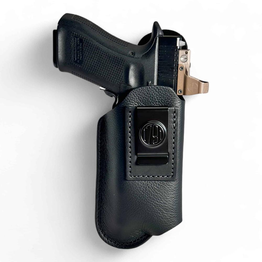 1791 Optic Ready Light Bearing Smooth Concealment IWB Holster Size 4L Night Sky Black RH - Precision Shot Firearms