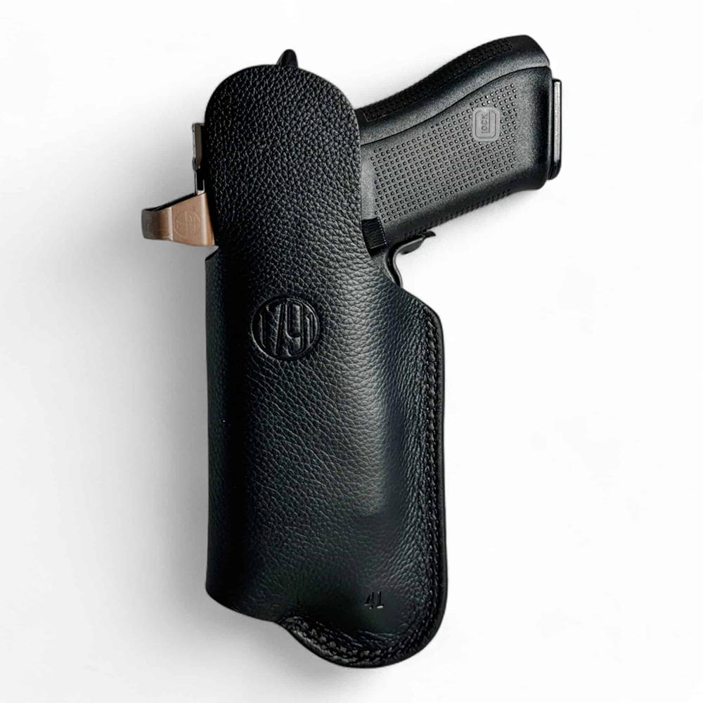 1791 Optic Ready Light Bearing Smooth Concealment IWB Holster Size 4L Night Sky Black RH - Precision Shot Firearms