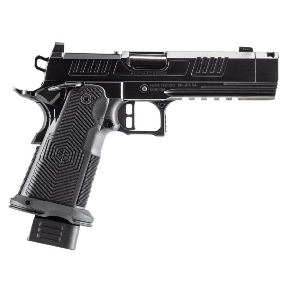 Alpha Foxtrot AF1911-ROMULUS Handgun 9mm Luger 20rd Magazines(5) 4.25'' Threaded Comp Barrel Black polished DLC - Precision Shot Firearms