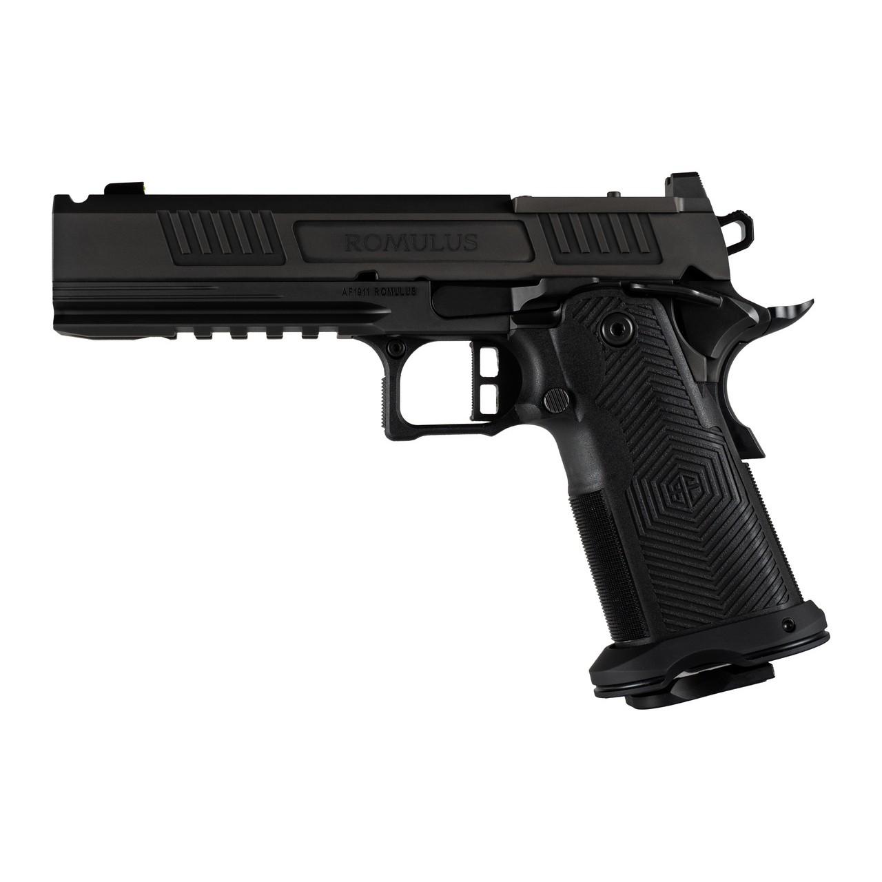 AF1911-ROMULUS 9MM 20Rd Magazine (5) 5" BULL Ramped Ported Barrel MOS Optic Cut DLC BLK - Precision Shot Firearms