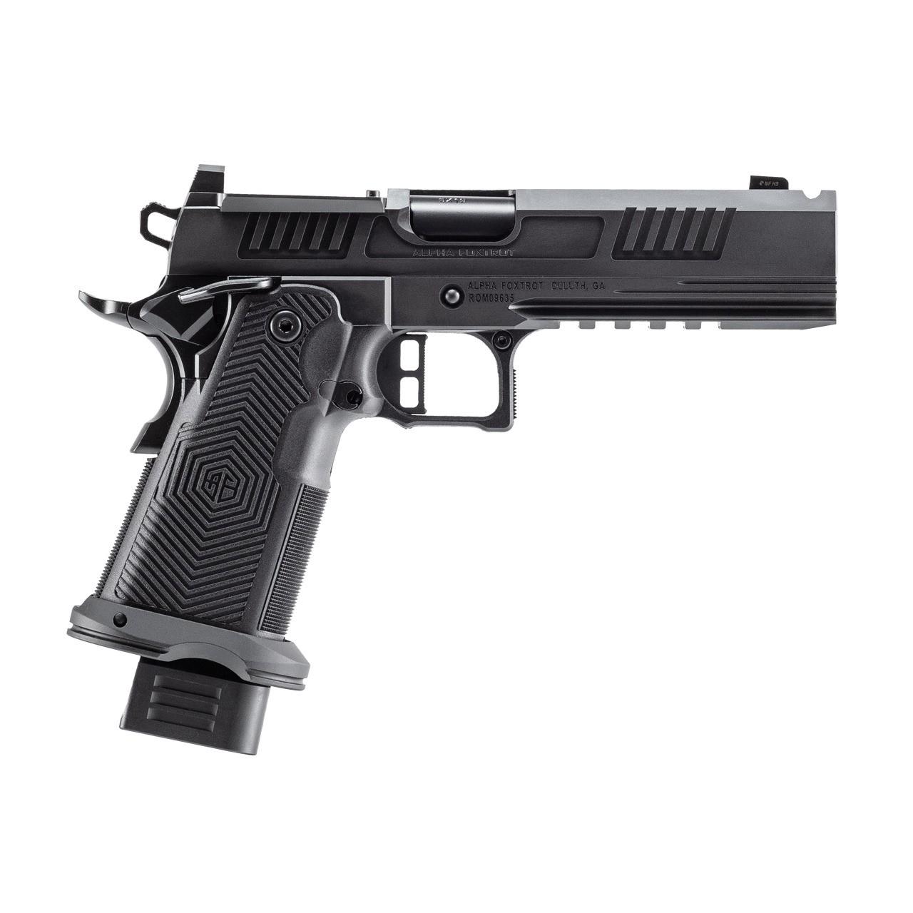 AF1911-ROMULUS 9MM 20Rd Magazine (5) 5" BULL Ramped Ported Barrel MOS Optic Cut DLC BLK - Precision Shot Firearms