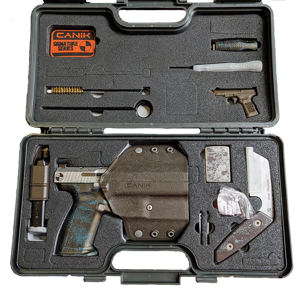 Canik Signature Series METE SF Apocalypse Handgun 9mm Luger 15rd Magazines(2) 4.19" Barrel Optic Ready w/Kit - Precision Shot Firearms