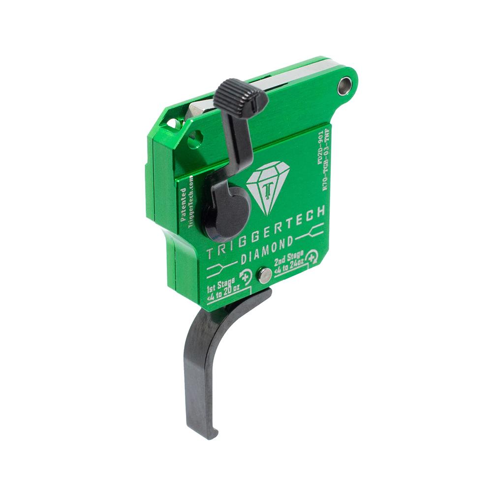 TriggerTech Remington 700 Diamond Rifle Trigger 2 Stage Black Flat - Precision Shot Firearms