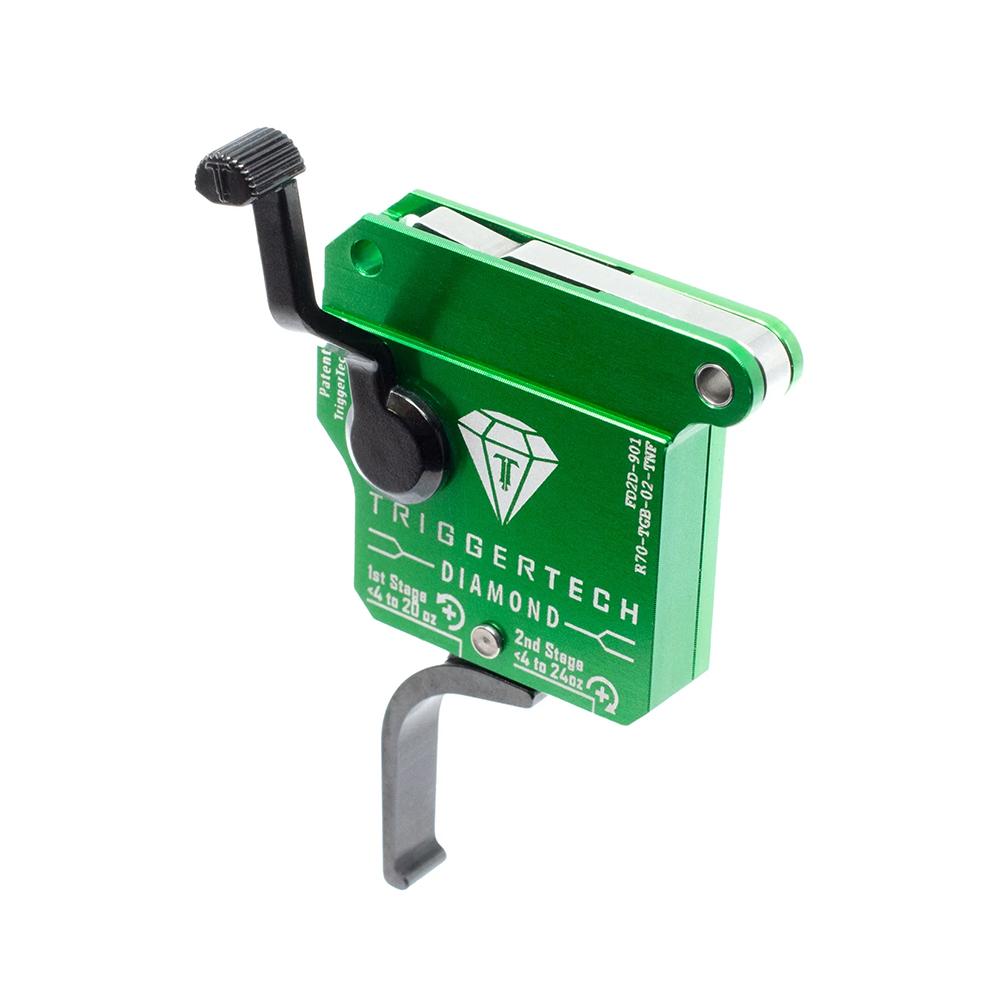 TriggerTech Remington 700 Diamond Rifle Trigger 2 Stage Black Flat - Precision Shot Firearms