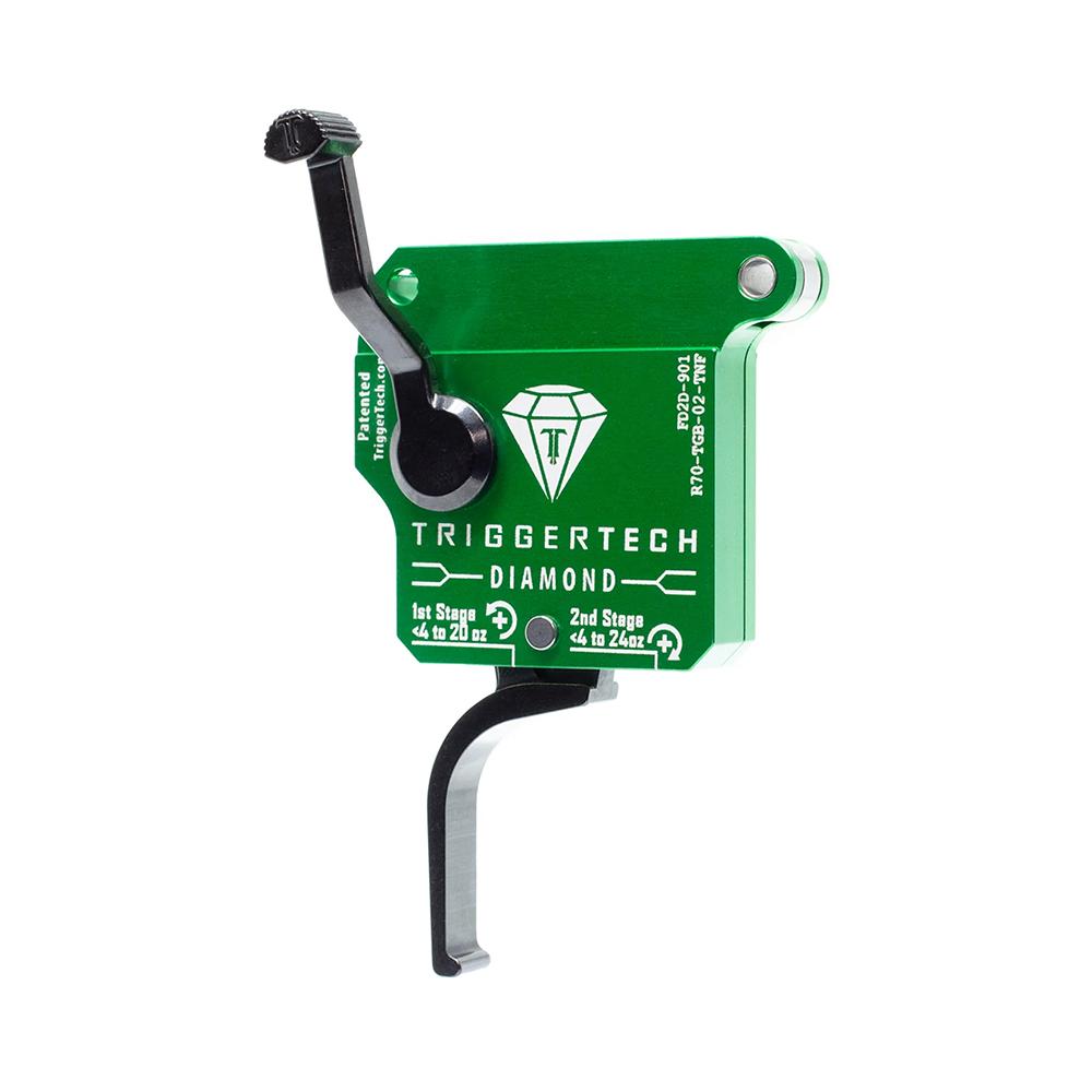 TriggerTech Remington 700 Diamond Rifle Trigger 2 Stage Black Flat - Precision Shot Firearms
