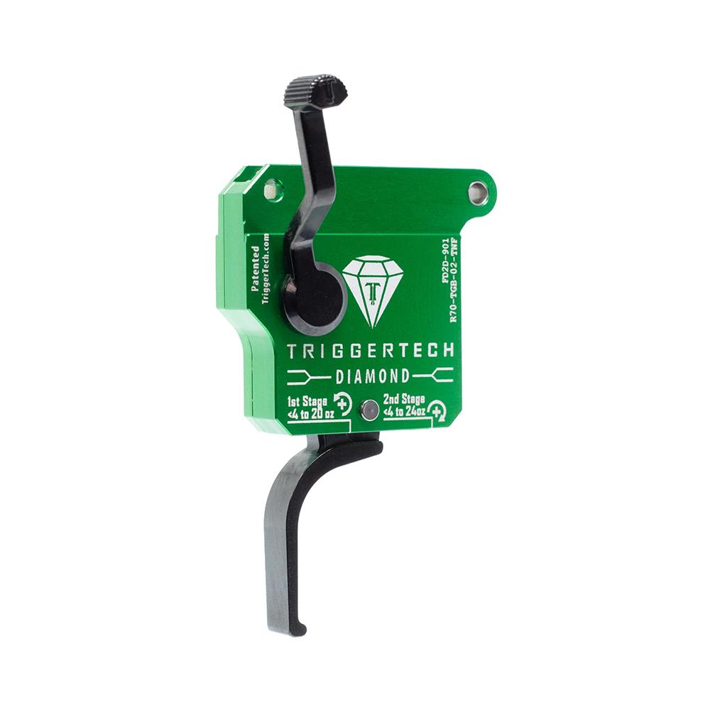 TriggerTech Remington 700 Diamond Rifle Trigger 2 Stage Black Flat - Precision Shot Firearms