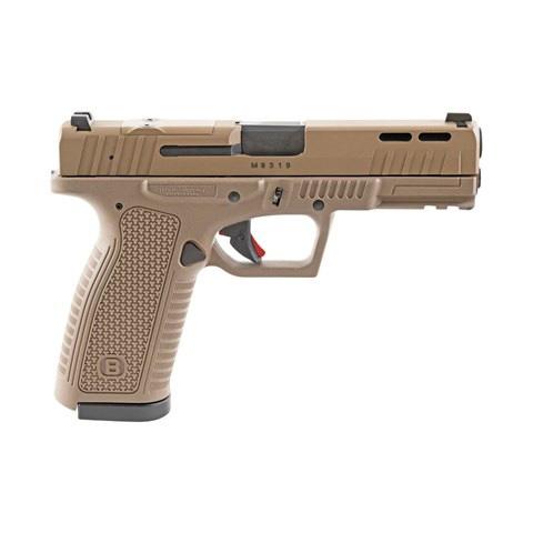 Bersa BP9FS Handgun 9mm Luger 17rd Magazine(2) 4.25" Barrel FDE Optics Ready - Precision Shot Firearms