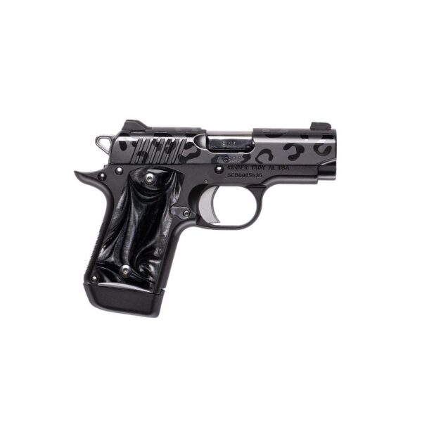 CNC Custom Kimber Micro 9 Leopard Handgun 9mm Luger 7rd Magazine(1) 3.15" Barrel Hi Polish Black Pearl Grips - Precision Shot Firearms
