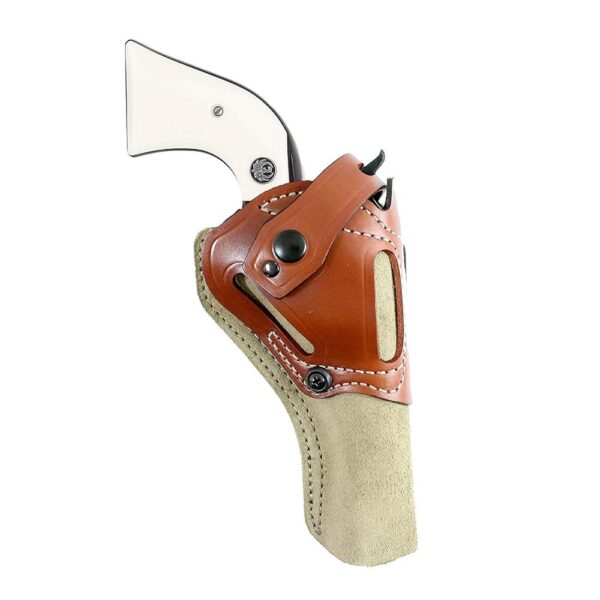 Desantis The Wild Hog OWB Holster Ruger Wrangler 4-5/8" Natural Ambi - Precision Shot Firearms