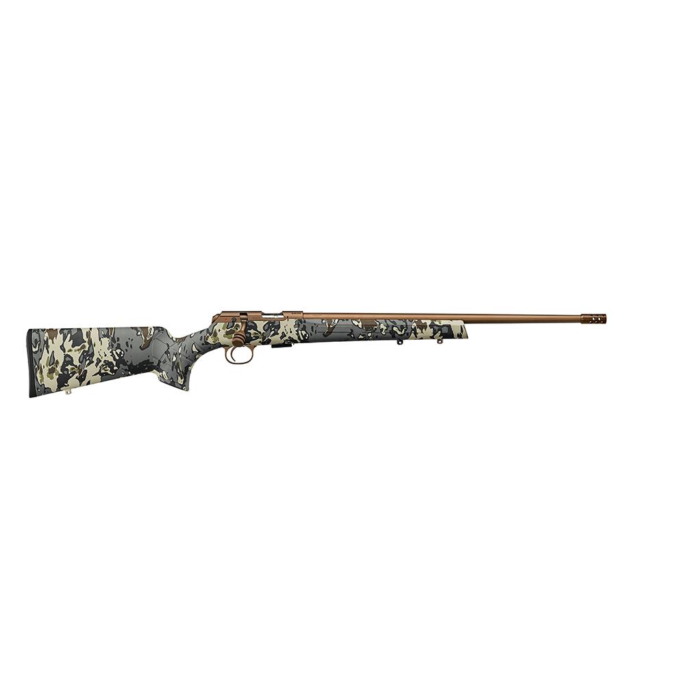 CZ 457 Hunter Veil Rifle .22 LR 5rd Capacity 20" Threaded Bronze Barrel Veil Camo Stock Synthetic Stock - Precision Shot Firearms