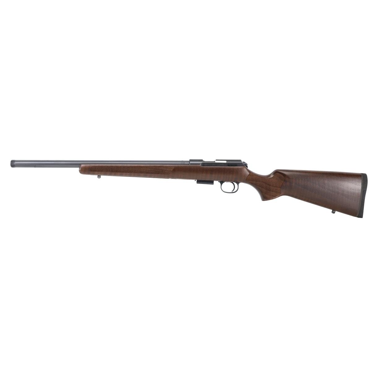 CZ 457 Varmint Rifle .17 HMR 5rd Capacity 20.5" Threaded Nitride Barrel Walnut Stock - Precision Shot Firearms