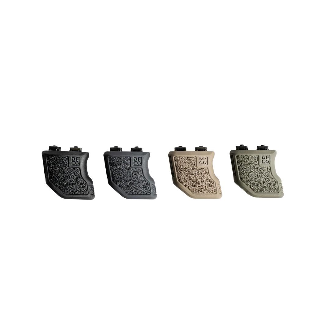 Die Free Co Tiger Claw M-LOK Angled Foregrip Jungle Gray - Precision Shot Firearms