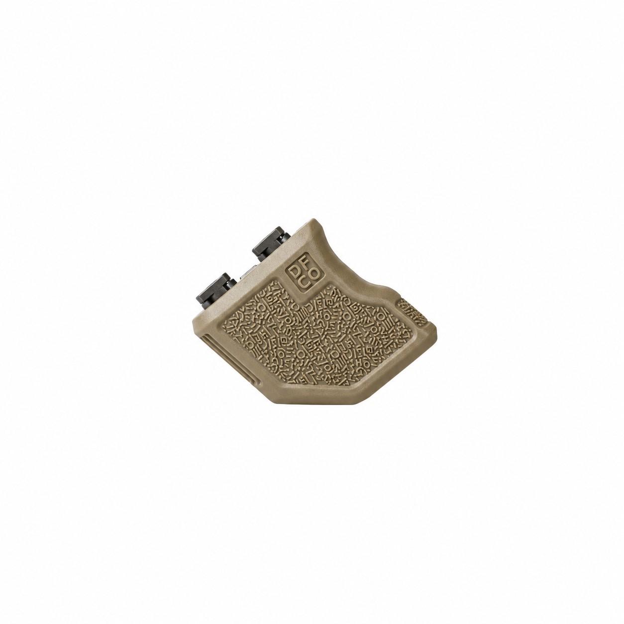 Die Free Co Tiger Claw M-LOK Angled Foregrip FDE - Precision Shot Firearms