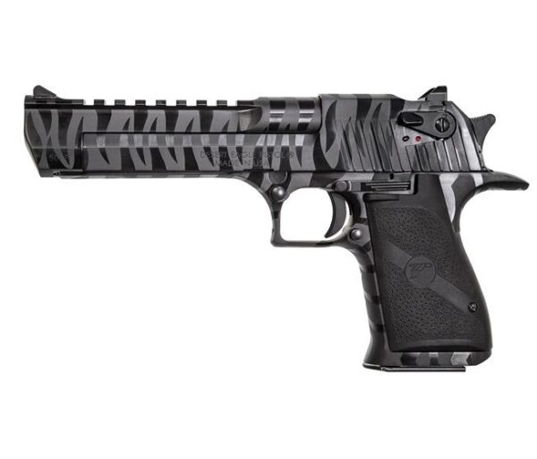 Magnum Research Desert Eagle Mark XIX Handgun .50 AE 7rd 6" Barrel Black w/Tiger Stripes - BLEMISHED - Precision Shot Firearms
