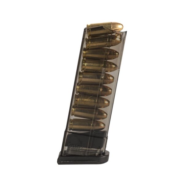 Elite Tactical Systems Glock 43 Handgun Magazine Carbon Smoke 9mm Luger 9/rd - Precision Shot Firearms