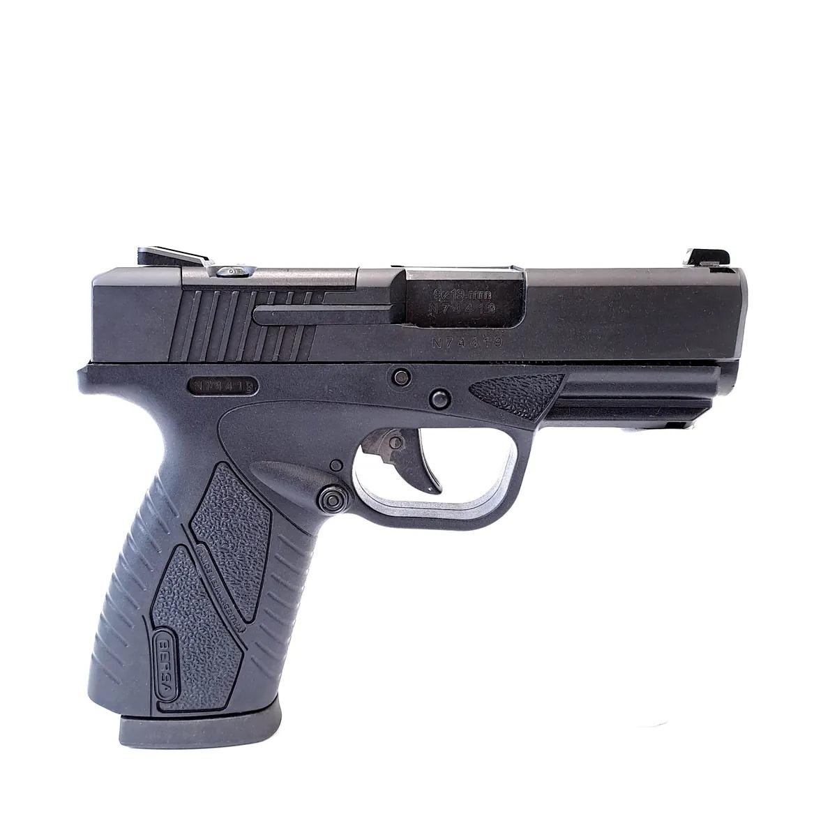 Bersa BPCC Optics Ready Handgun 9mm Luger 8rd Magazines(2) 3.3" Barrel DA Matte - Precision Shot Firearms