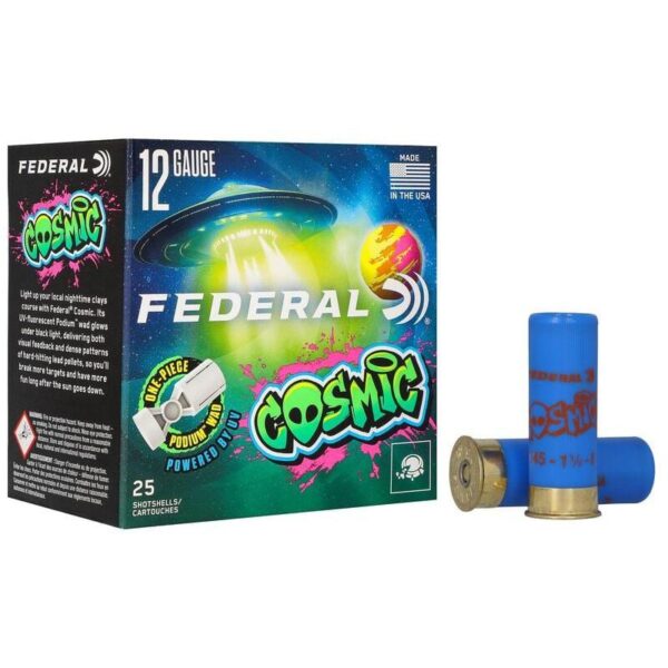 Federal Cosmic Shotshells 12ga 2-3/4" 1-1/8oz 1145fps #8 25/ct - Precision Shot Firearms