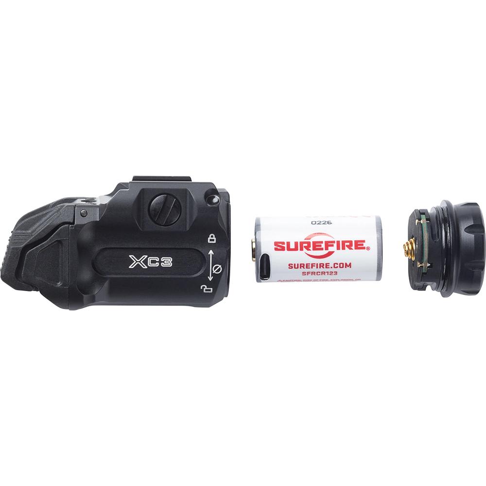 Surefire XC3 Dual Fuel Compact Handgun Weapon Light 1000 Lumen Black - Precision Shot Firearms