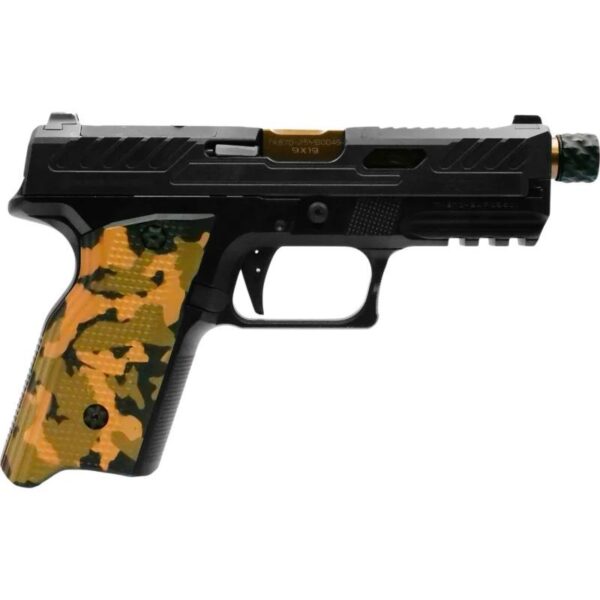 Fusion Firearms XF PRO Bronze Handgun 9mm Luger 15rd Magazines(2) 4.25" Threaded Barrel Interchangeable Black Grips - Precision Shot Firearms