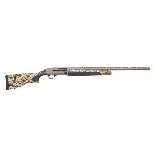 Pointer FT21 Semi-Auto Shotgun 20ga 3" Chamber 5rd Capacity 28'' Barrel FDE Receiver Shadowgrass Blades Stock - Precision Shot Firearms