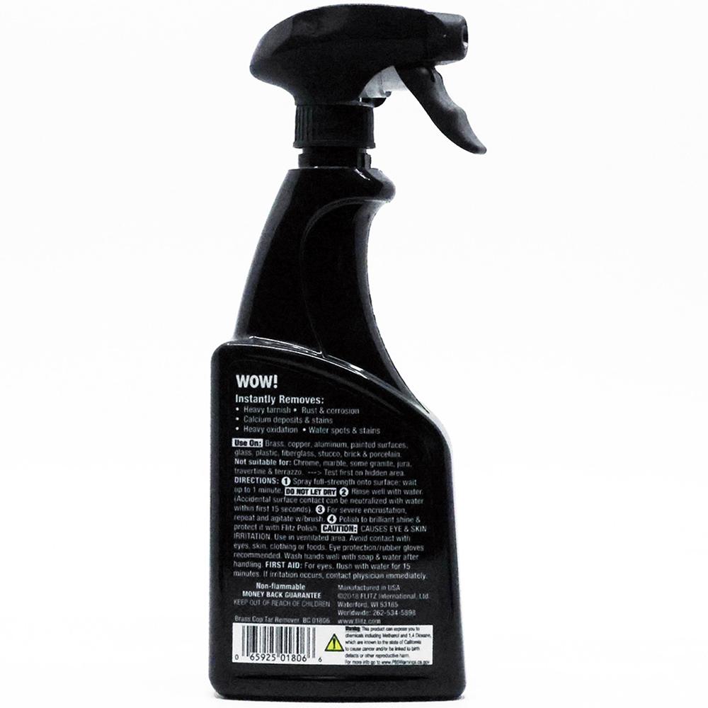 Flitz Brass & Copper Tarnish Remover 16 oz Spray Bottle - Precision Shot Firearms