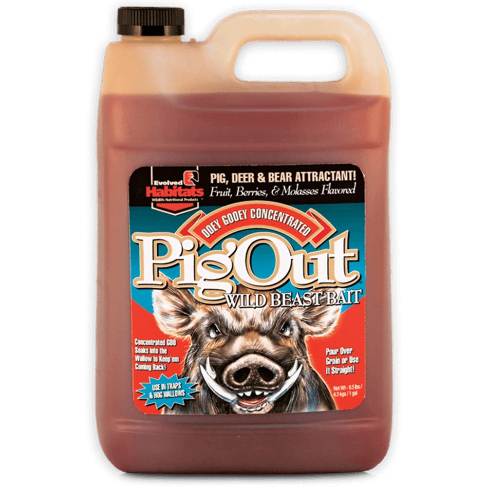 Evolved Pig Out Liquid Attractant 1 gal - Precision Shot Firearms