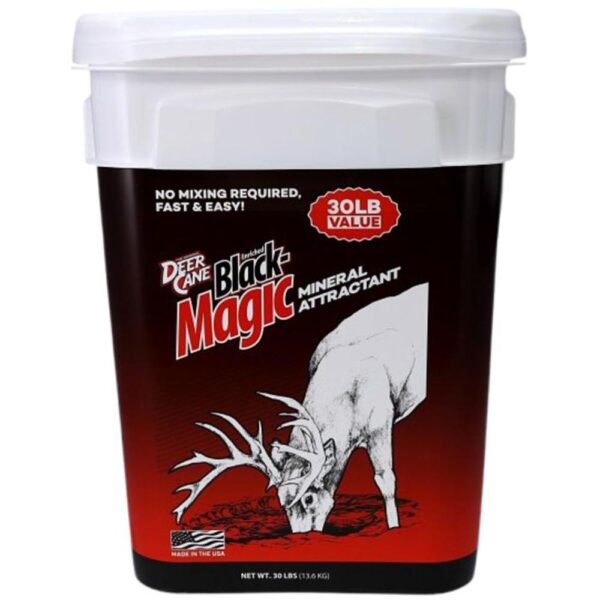Evolved Deer Cane Black Magic Attractant 30lb Bucket - Precision Shot Firearms