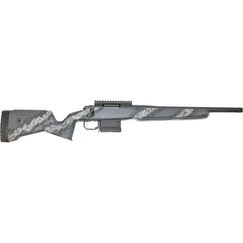 GLFA SUB-1 Bolt Action Rifle .308 Win 5rd Magazine 18" Fluted Threaded Barrel w/Lichen Grey Carbon Fiber Stock - Precision Shot Firearms