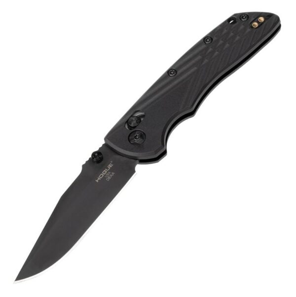 Hogue Deka Manual Folder Knife 3 1/4" Clip Point Blade Black - Precision Shot Firearms