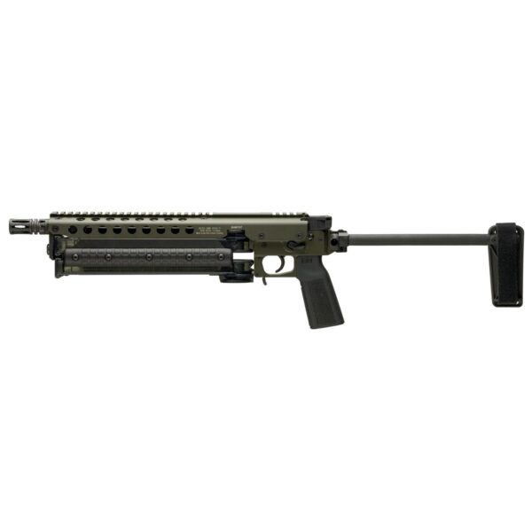 Kel-Tec KP50 Pistol 5.7x28mm 50rd Magazines(2) 9.6" Threaded Barrel Brace OD Green Jungle Clip - Precision Shot Firearms