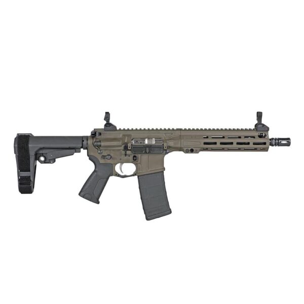 LWRC ICMKII Pistol 5.56mm 30rd Magazine 12'' Barrel Patriot Brown w/SBA3 Brace - Precision Shot Firearms