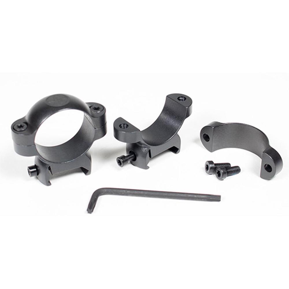 Leupold 2-Piece LRW Cross-Slot Steel Scope Rings 30mm Medium - Matte - Precision Shot Firearms