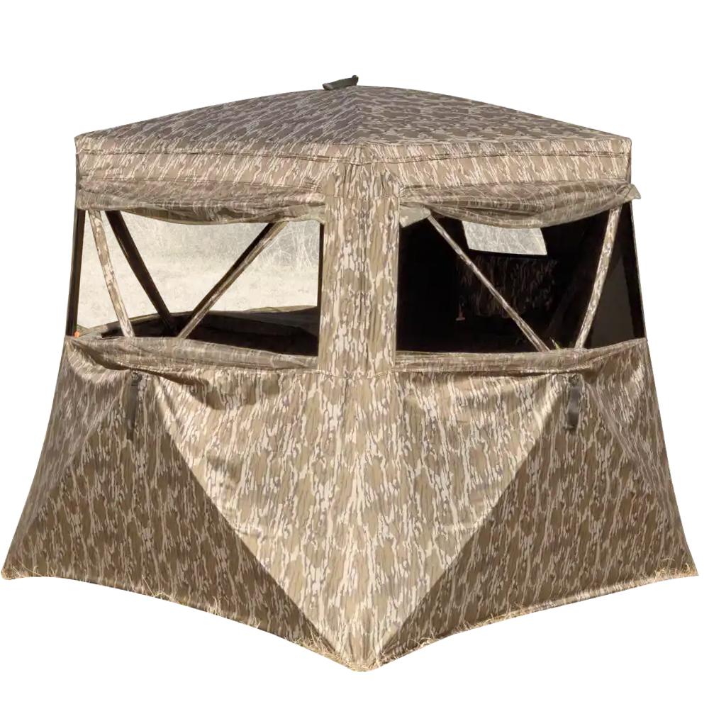 Ol'Man Buck Shot 2-Person Ground Blind Mossy Oak Bottomland - Precision Shot Firearms