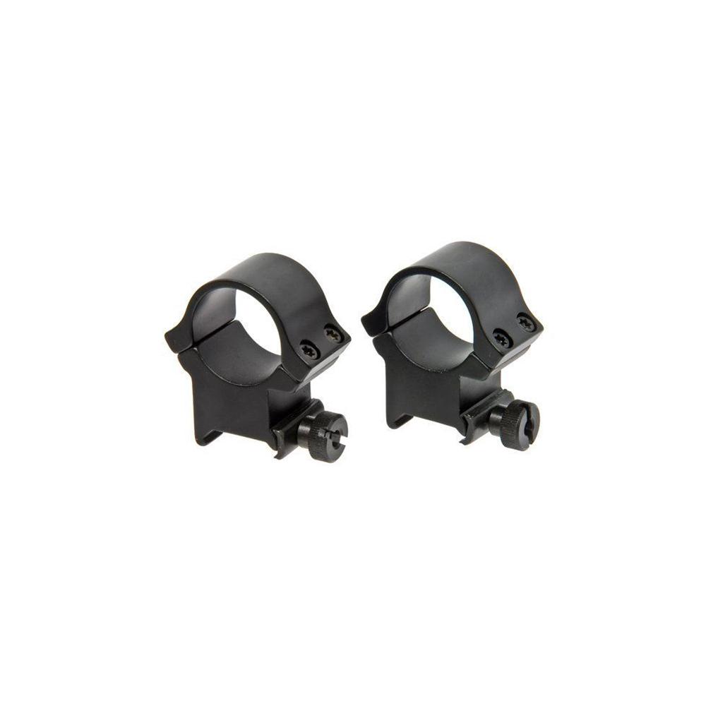 Redfield 4-Hole Aluminum Scope Rings 1" High Matte - Precision Shot Firearms